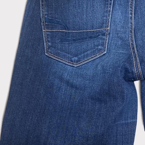 American Eagle | Womens 4 Short | Dark Wash | Super Stretch Skinny Jeans - Picture 7 of 10